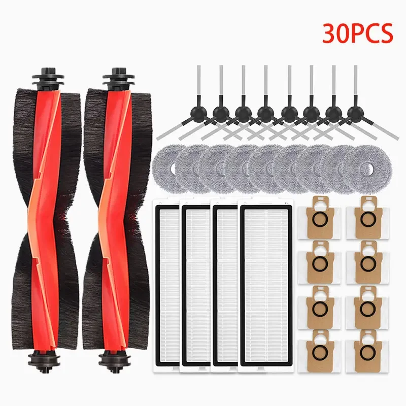 Voor Xiaomi Robot Vacuüm X20 Max/D109GL Onderdelen Accessoires Hoofdborstel Zijborstel Hepa Filter Mop Doek Stofzak Vervanging