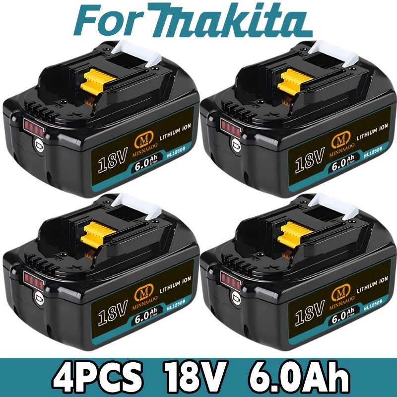 

Original For Makita 18V Battery BL1840 BL1850B BL1860B 18V Fast Charging, Replacement for BL1815 Power Tools