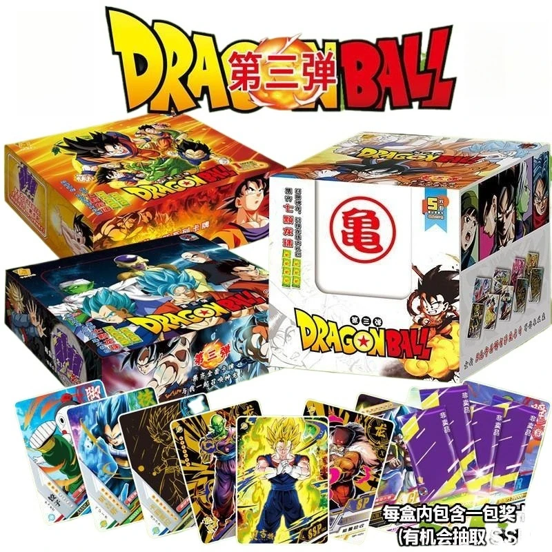 

Dragon Ball Collection Card Son Goku Rare Glitter New Cartoon Anime Character Collection Card Children's Toys Gift Wholesale