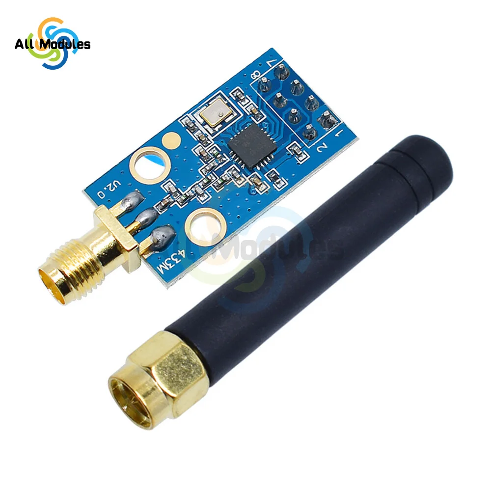 CC1101 433Mhz Wireless Transceiver RF Module Wireless RF Transceiver Module Data Transmission With SMA Antenna