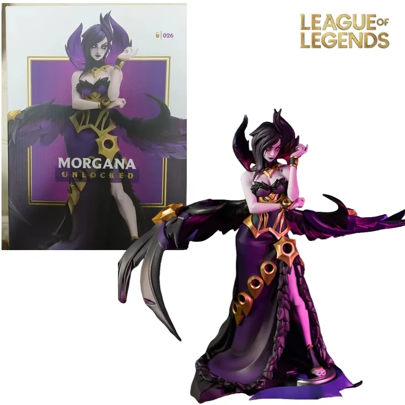 League of Legends LOL Fallen Angel Mogana Medium Sculpture Statue Game Surrounding Action Figure Model Toy Gifts