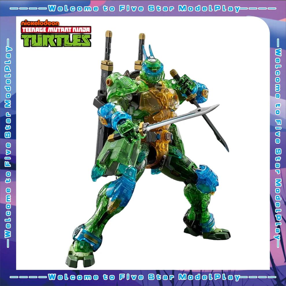【FS】 HEATBOYS MechaHeat Series Alloy Mecha TMNT Leonardo Limited Edition Action Figure Model Toy Gift