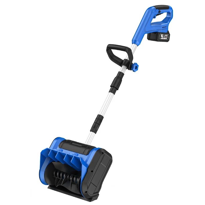 

2025 Portable 21v lithium battery snow blower electric snow sweeper household battery model snow removal machine push-type