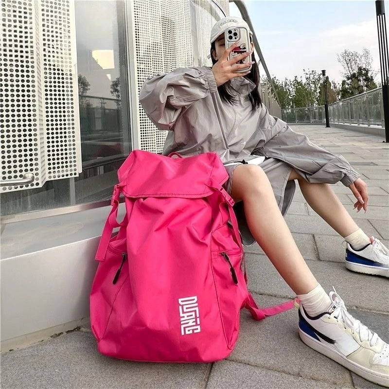 Bolsa de viagem feminina leve montanhismo moda saco escolar mochila de viagem grande capacidade ao ar livre à prova dwaterproof água