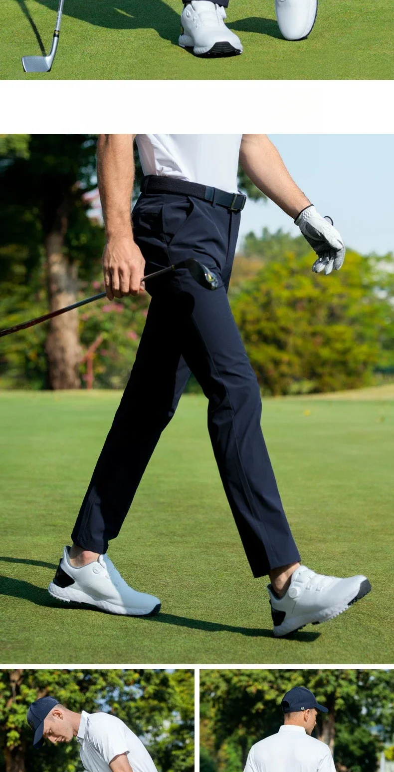 PGM Herren Golfhose Frühling/Sommer Sporthose mit elastischem Gürtel KUZ200 – Detail 8