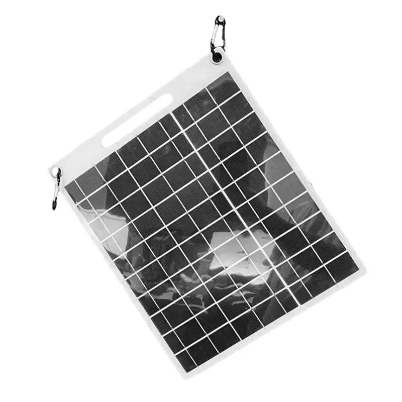 B29C-Fast 10W Flexible Solar Panel Portable USB Output For Phone Power Bank Outdoor Camping Hiking RV