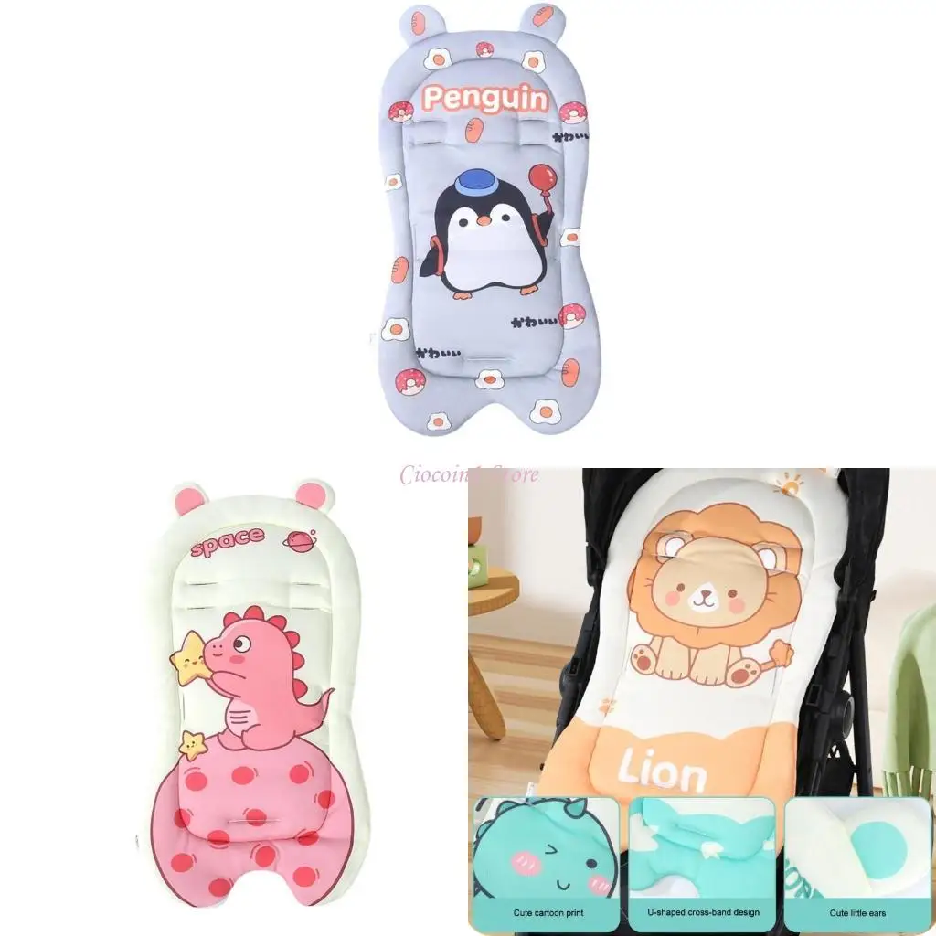 Cushion suave tela suave y transpirable para cochecitos y1ub con patrón único para varios modelos