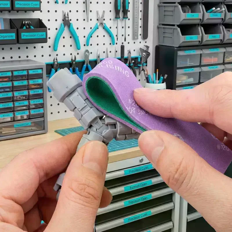 

Набор из 9/12 штук наждачной бумаги и губок для влажной/сухой шлифовки, усиленный # 400 до # Набор для шлифовки и полировки пластиковых моделей с сеткой 2000 Mesh Multi-Mesh