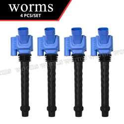 Worms High Performance Ignition Coil 4PCS Set Racing For Fiat Vauxhall Opel Alfa Romeo Lancia 1.4 55213613