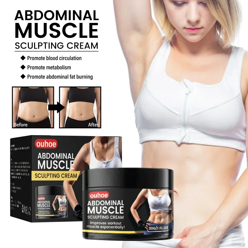 

Abdominal Muscle Shaping Cream Slimming Fat Burning Cellulite Remover Belly Loss Fat Lose Weight Waist Firming massage Body Care