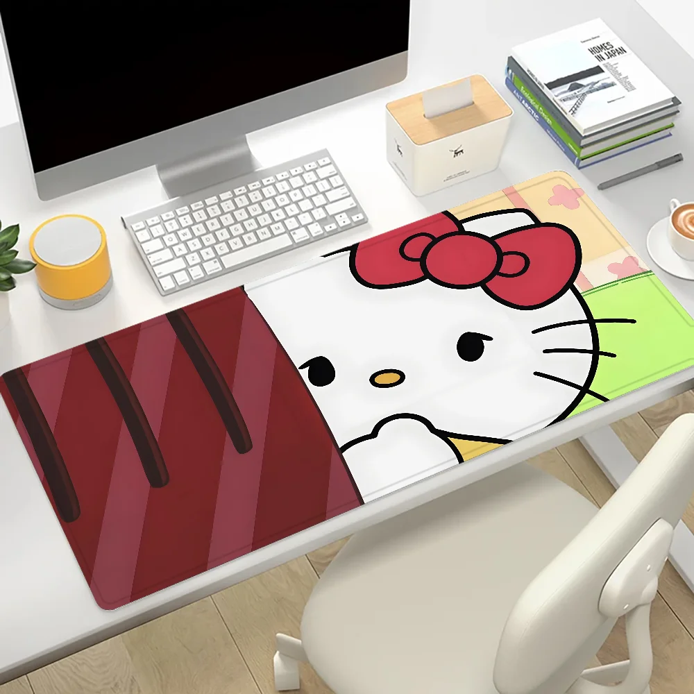 S-Sanrio Cute Hello K-Kitty Mousepad Mousepad New Arrivals Large Gaming Mousepad L XL XXL Gamer Mouse Pad Size For Keyboards Mat