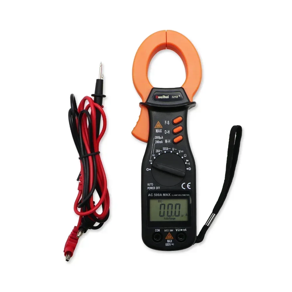 Shahe Digital Clamp Meter VC3218 ACV, DCV, AC, DC Clamp Ammeter Automatic Range Clamp Meter Digital High Precision Multimeter