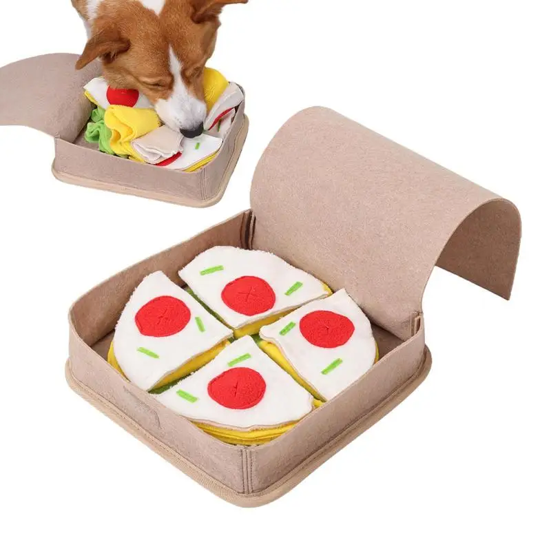 Dog Pet Pizza Dog Toy Dog Food Mat Foodie Dog Toys Dog Enrichment Toys For Cats Rabbits Dogs Boredom Busters Indoor Outdoor