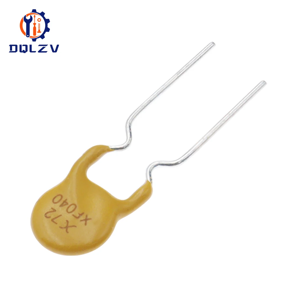 72V 0,4A 400MA PPTC rücksetzbare Sicherung RXEF040 XF040 Rastermaß 5mm