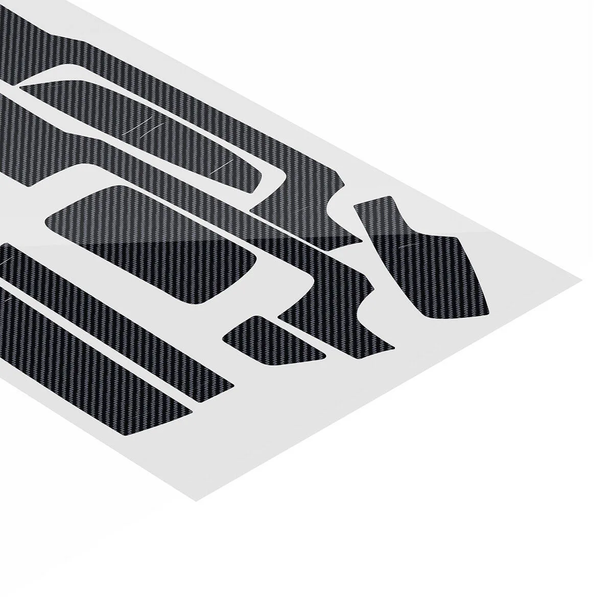 

5D Interior Sticker Accessory Decal 19Pcs For BMW 5 Series F10 F18 Glossy Interior Matte Carbon Fiber Replacement Wrap