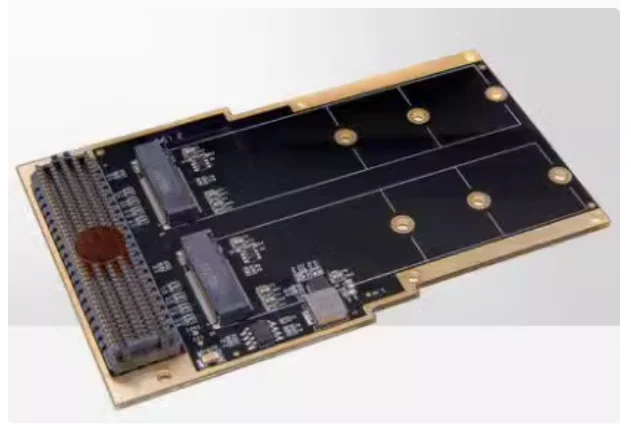 

For The FPGA SSD development board is used to convert the FMC subboard + test Card HPC interface into an M.2 SSD NVM E SSD