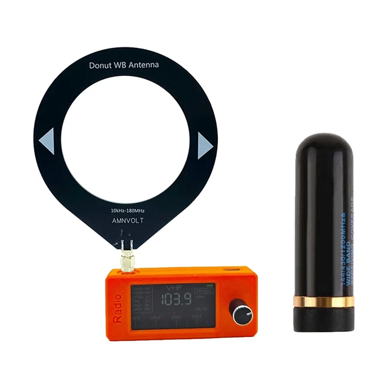 New!SI4732 Radio Receiver 10Khz-180Mhz+Rough Antenna Portable Shortwave Radio Receiver SW LW AM FM SSB Mini SI4732 Radio