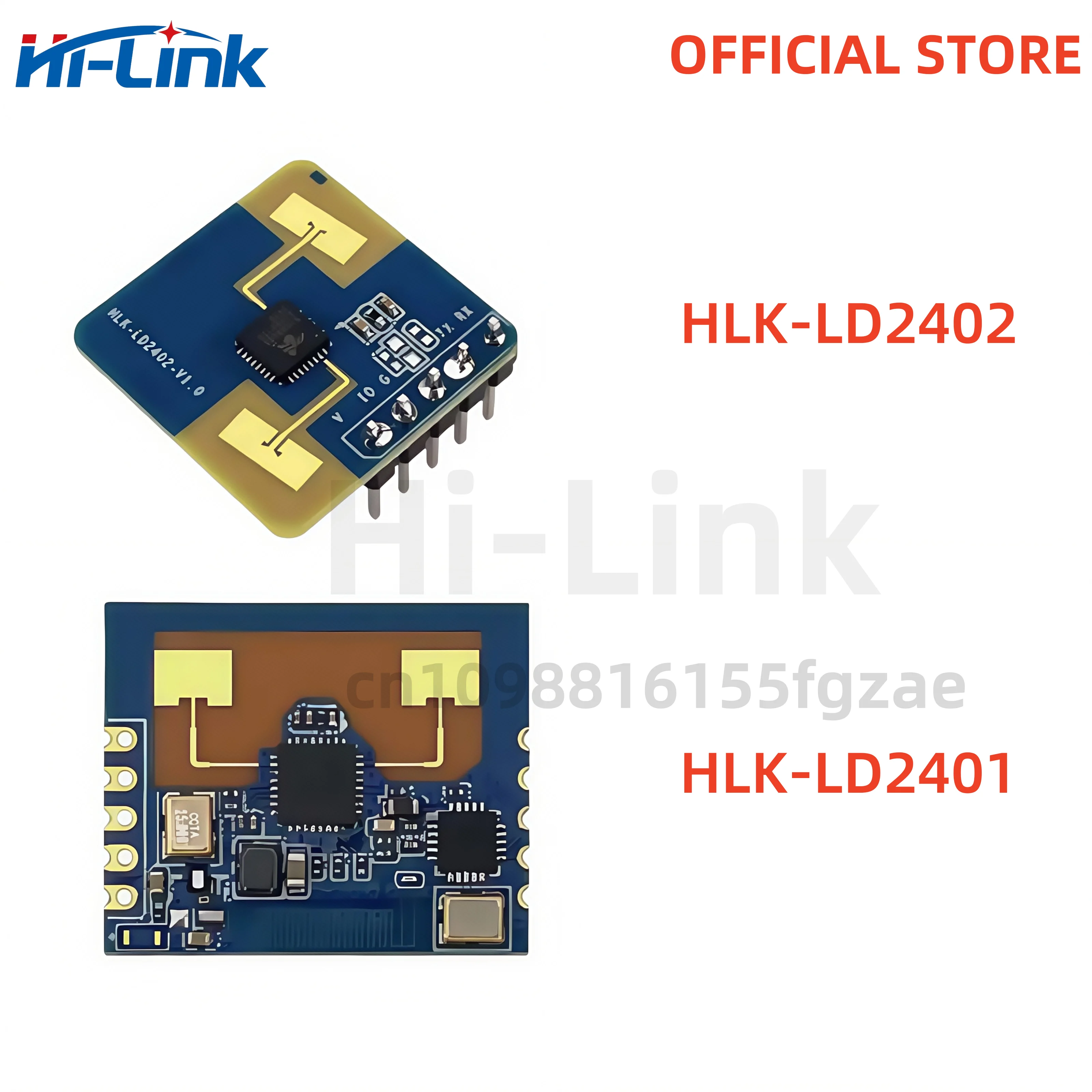 24 ГГц HLK-LD2402 HLK-LD2401 сенсорный радар, обнаружение присутствия человеческого тела, 7 м, радарный модуль датчика миллиметровой волны AIoT LD2402 LD2401