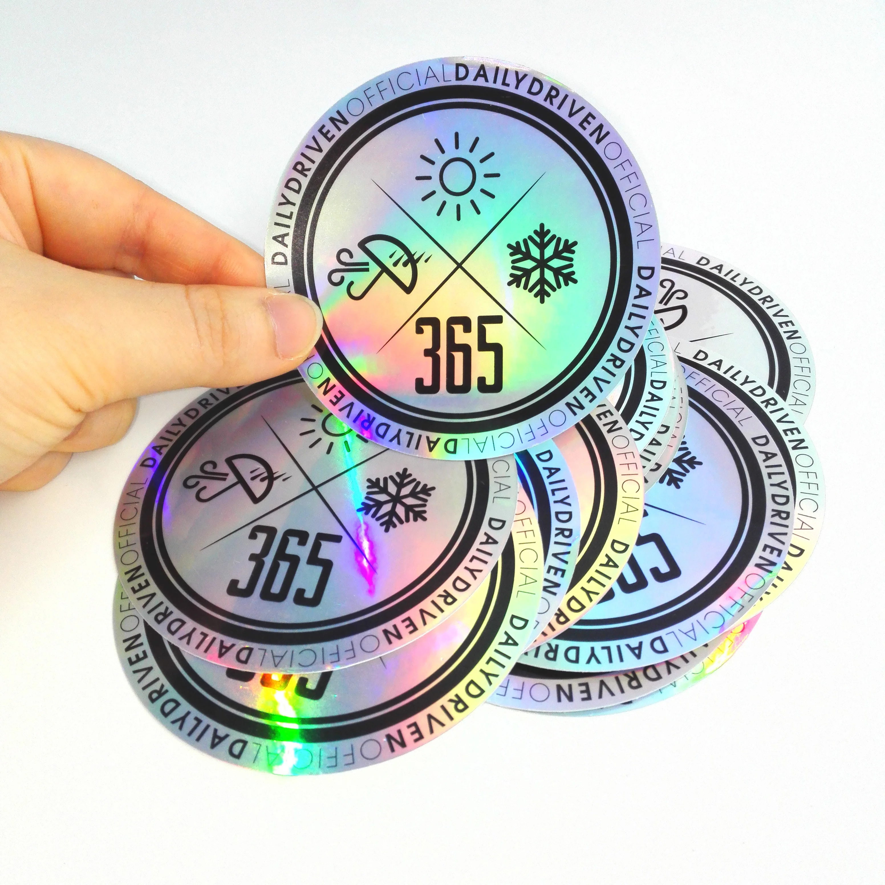 Custom Labels Cartoon Waterproof Sticker Logo Adhesive Label Hologram Sticker for Craft and Candle Use