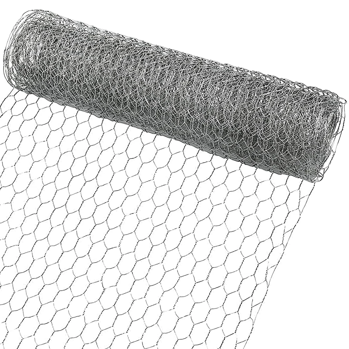 

Galvanized Hexagonal Chicken Wire Net DIY Wire Mesh Animal Plant Fence Netting Metal Iron Wire Netting for Craft Projects