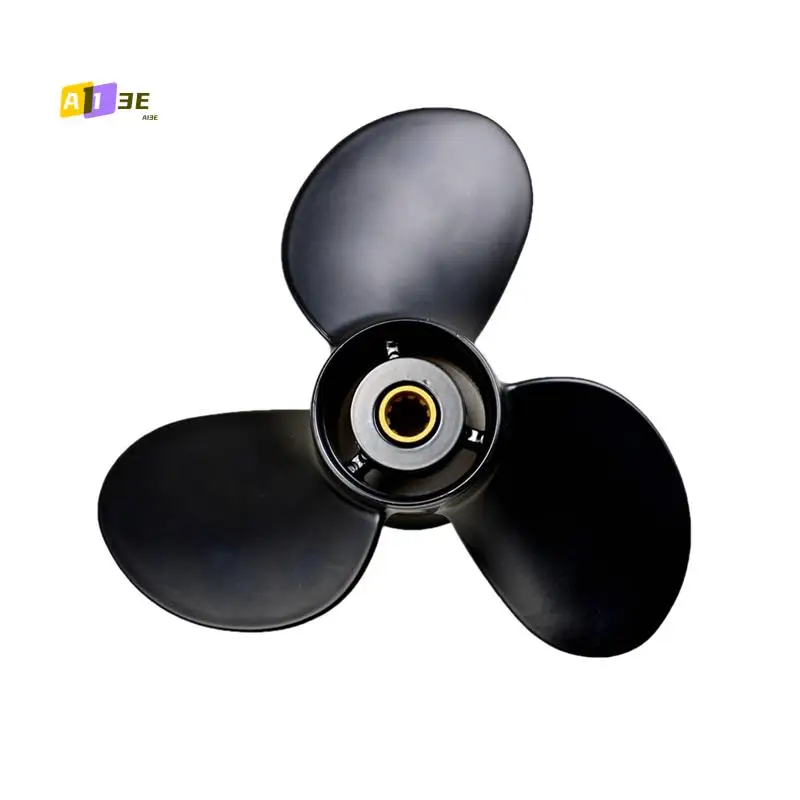 

A03E-Outboard Propeller 9 1/4X10 58100-93733-019 For Suzuki 8 9.9 15 20 HP Motor, 3 Blade, 10 Spline, Marine Parts