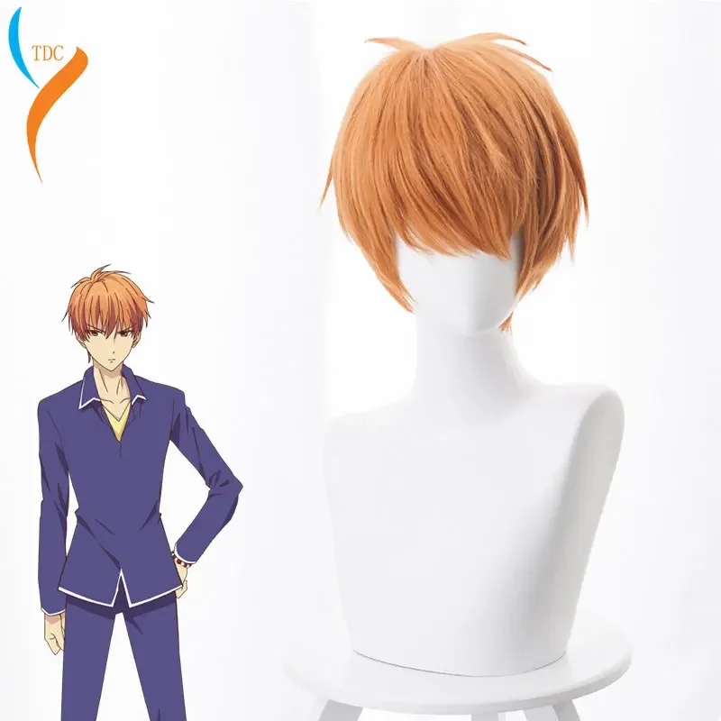 Костюм для косплея Soma Souma Kyo из аниме «корзина фруктов», короткий парик, термостойкий синтетический фотокостюм Furutsu Basuketto