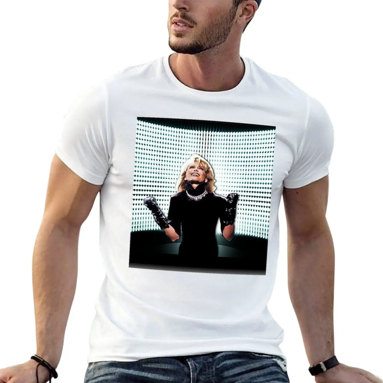 

Olivia Newton John T-Shirt man t shirt graphic anime tshirt T-Shirt