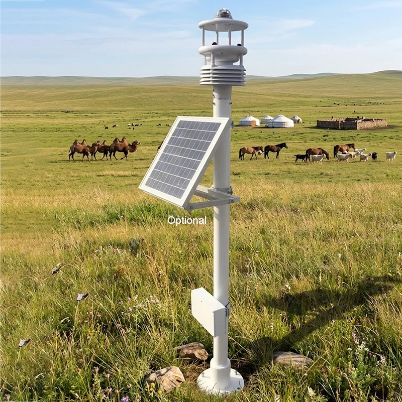 2026 In stock Honde OEM Integrated High-Precision Real-Time 7 in 1 Outdoor Weather Station Supports Remote Monitoring Via Cloud 6