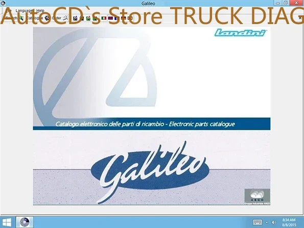 

AutoCD Landini EPC Galileo v8.0 Многоязычный