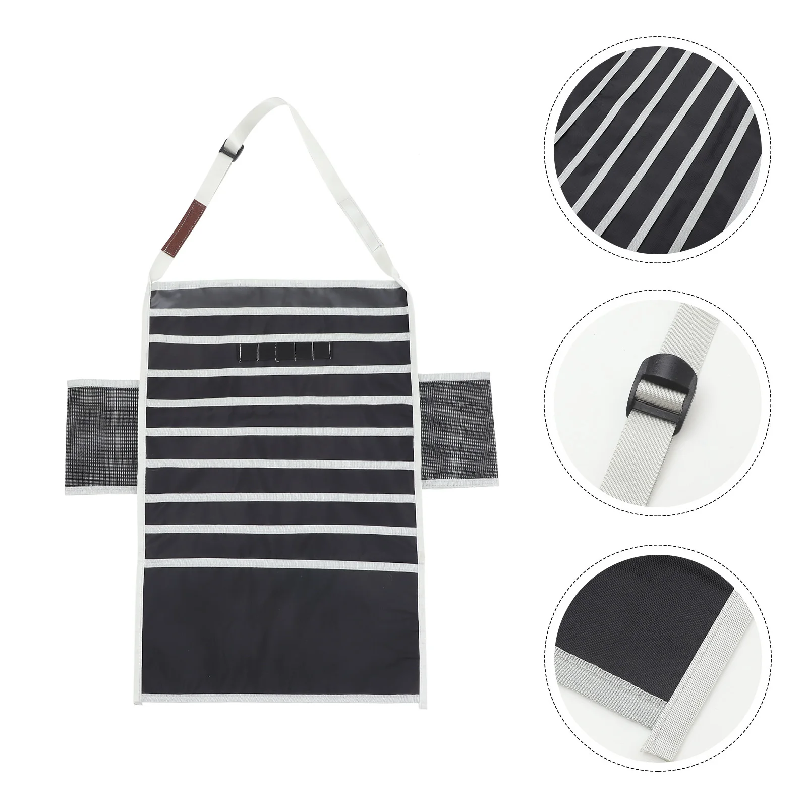 

1Pcs Oxford Cloth Hanging Storage Bag Desk Organizer Multi Pocket Book Storage Pouch for Student Office Use Desk Hanging Bag