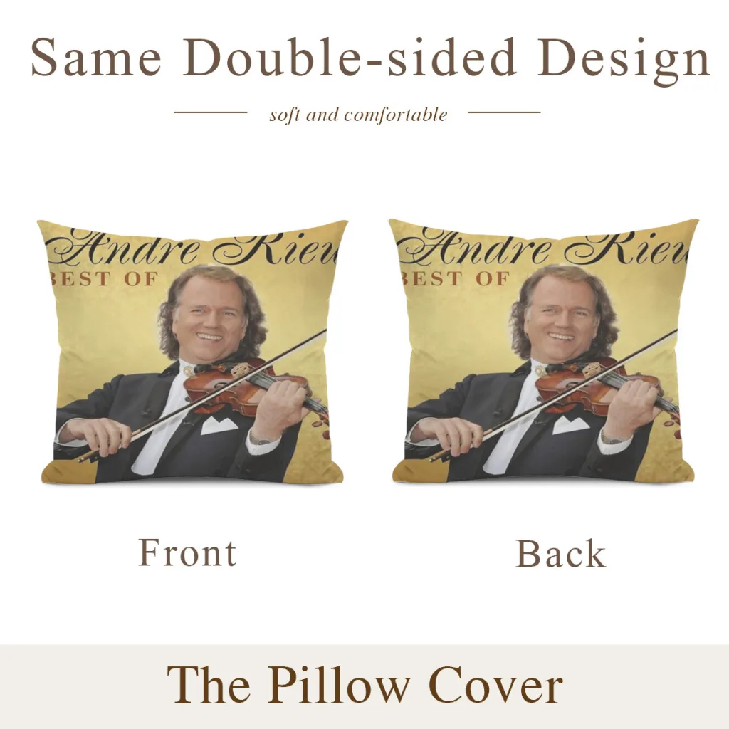 Andre Rieu Best Of Andre Rieu Pillow Cushion Case  Dakimakura Cover Decorative Sleeping 45x45cm