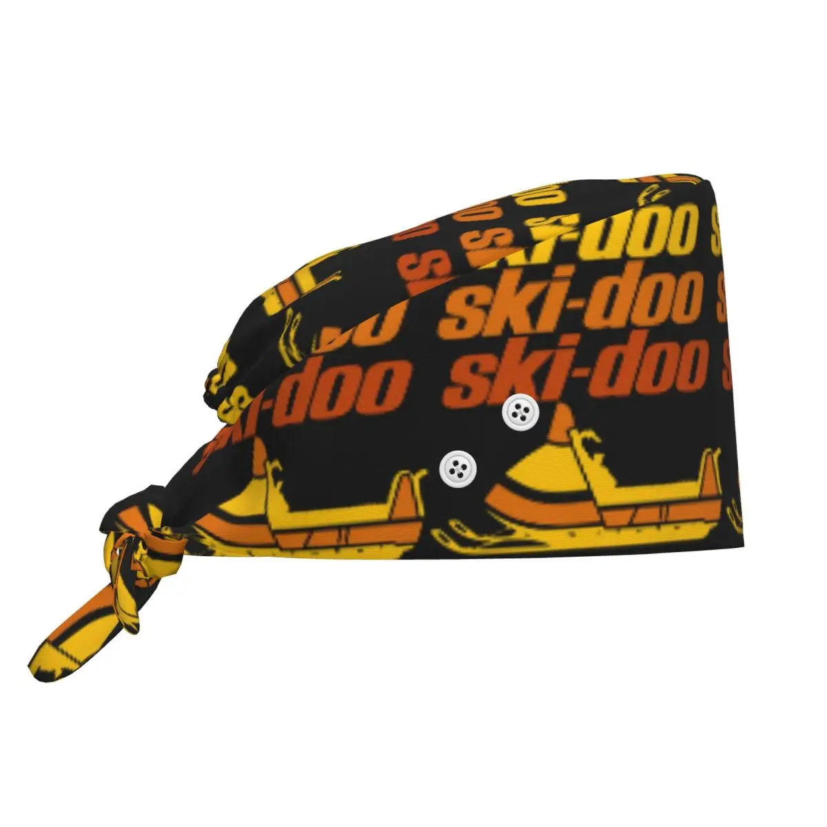 Ski Doo Vintage Snowmobiles Bonnet de travail réglable pour hommes et femmes, idéal pour les médecins, les chirurgiens et les dentistes
