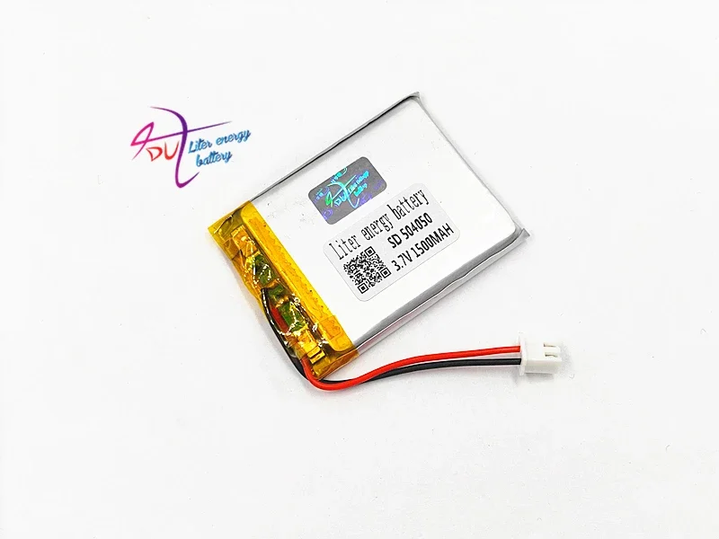 XHR-2P 2.54 1500mAh 3.7V 484251 بوليمر بطارية 504050 قصة آلة القيادة مسجل