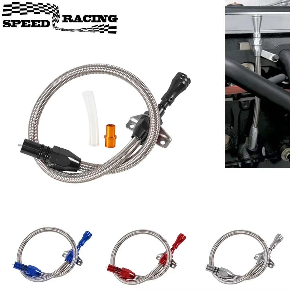 Vareta de transmissão inoxidável flexível de 530 mm para GM Chevy TH-400 TH-350 Turbo SBC BBC 350 400