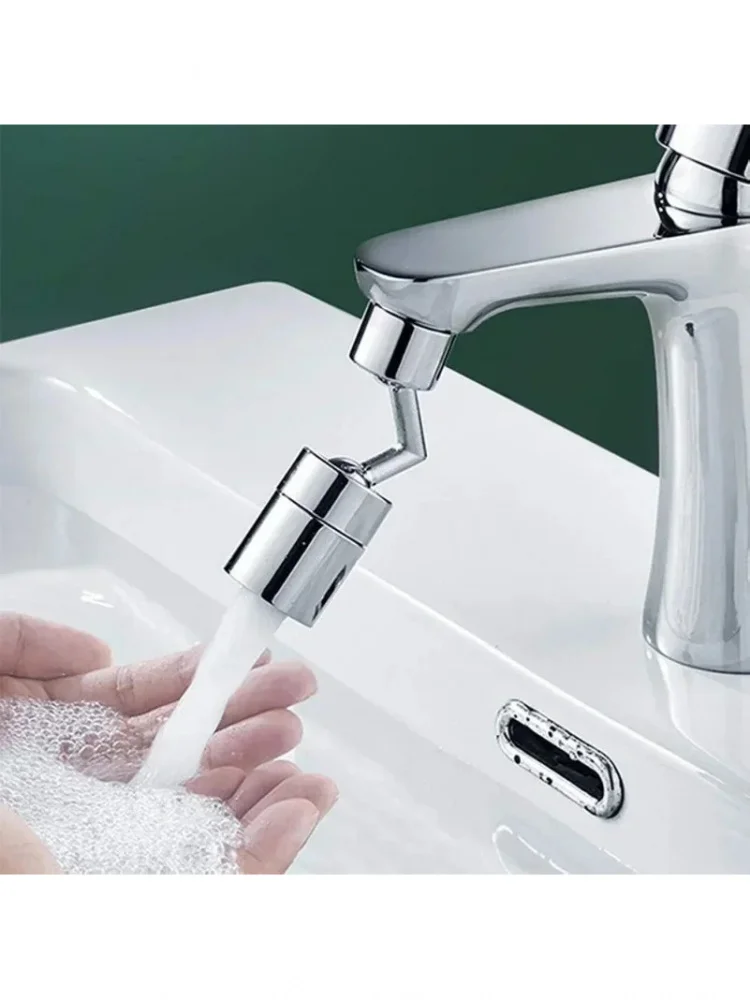 720°Universal Kitchen Faucet Anti-splash Aerator Bathroom Tap Rotatable Faucet Sprayer Saving Water Tap Nozzle Extender Adapter