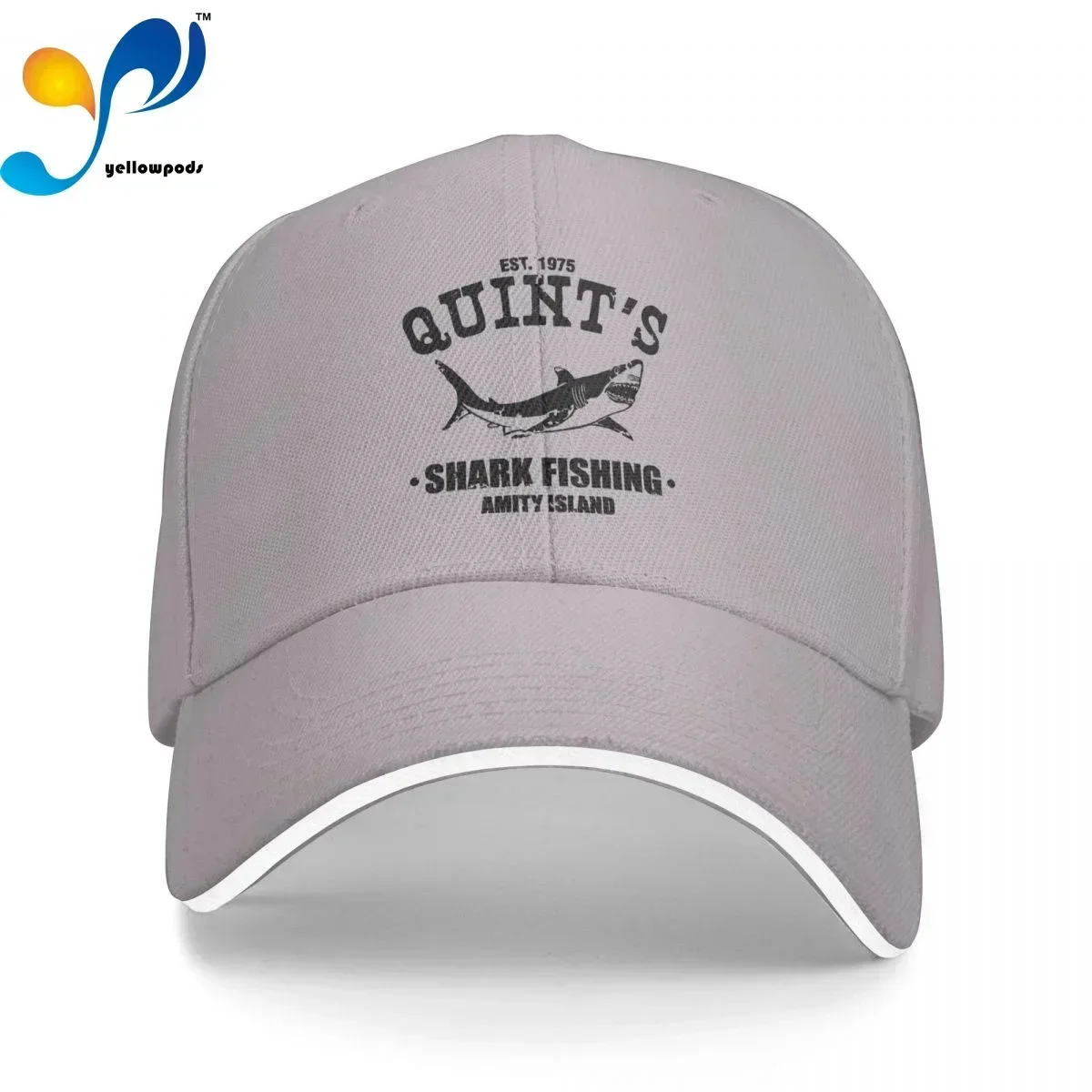 

Quints Shark Fishing Jaws Men's New Baseball Cap Fashion Sun Hats Caps for Men and Women