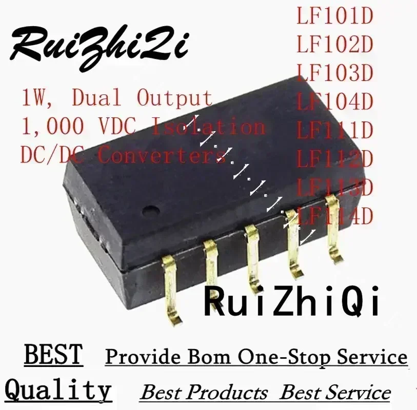 10PCS/LOT LF101D LF102D LF103D LF104D LF111D LF112D LF113D LF114D 1W DUAL OUTPUT 1000 VDC ISOLATION DC/DC CONVERTERS SMD