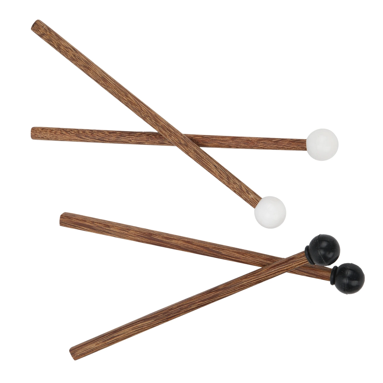 4Pcs Steel Tongue Drum Mallet Children\'s Rubber Drumstick Percussion Instrument Parts 16.5cm