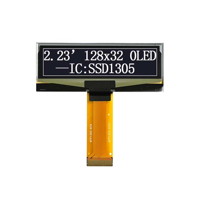 2,23-calowy wyświetlacz OLED 128*32 z matrycą punktową OLED SSD1305 Wyświetlacz LCD z napędem 24Pin