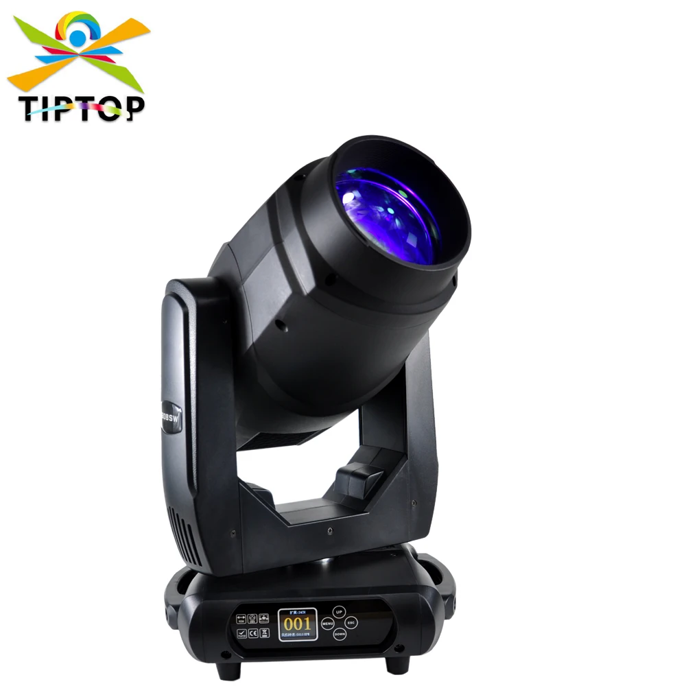 TIPTOP 380W BSW 3IN1 Moving Head Light Professional Stage Lighting 20/24 Channels 3 Phase Motor 6 Layer Film Lens Zoom Focus