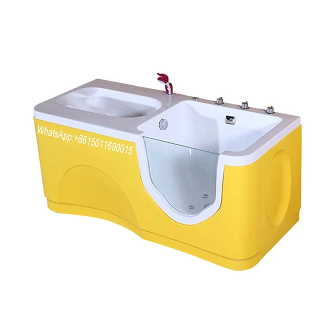 Baby swimming pool hall bath tub baby conjoined pool fixed constant temperature heating mother and baby shop bathtub