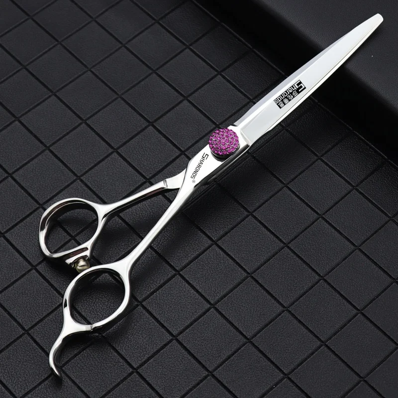 

6.5“ 6” Barber Scissors CNC Professional Hair Cutting 440C Hairdressing Thinning Shears for Salon Haircut