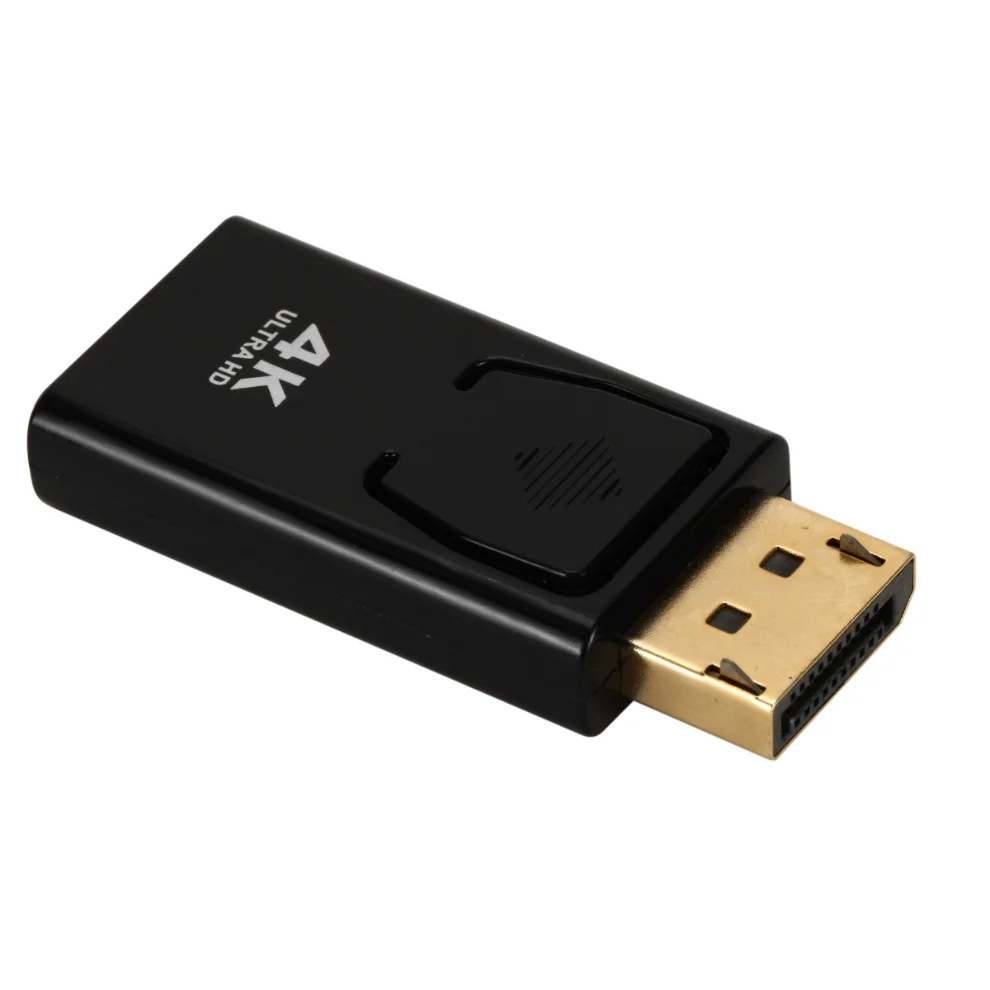 LccKaa-convertidor 4K DisplayPort a HDMI, adaptador compatible con HD 1080P DP a HDMI, para PC, portátil, proyectores, HDTV