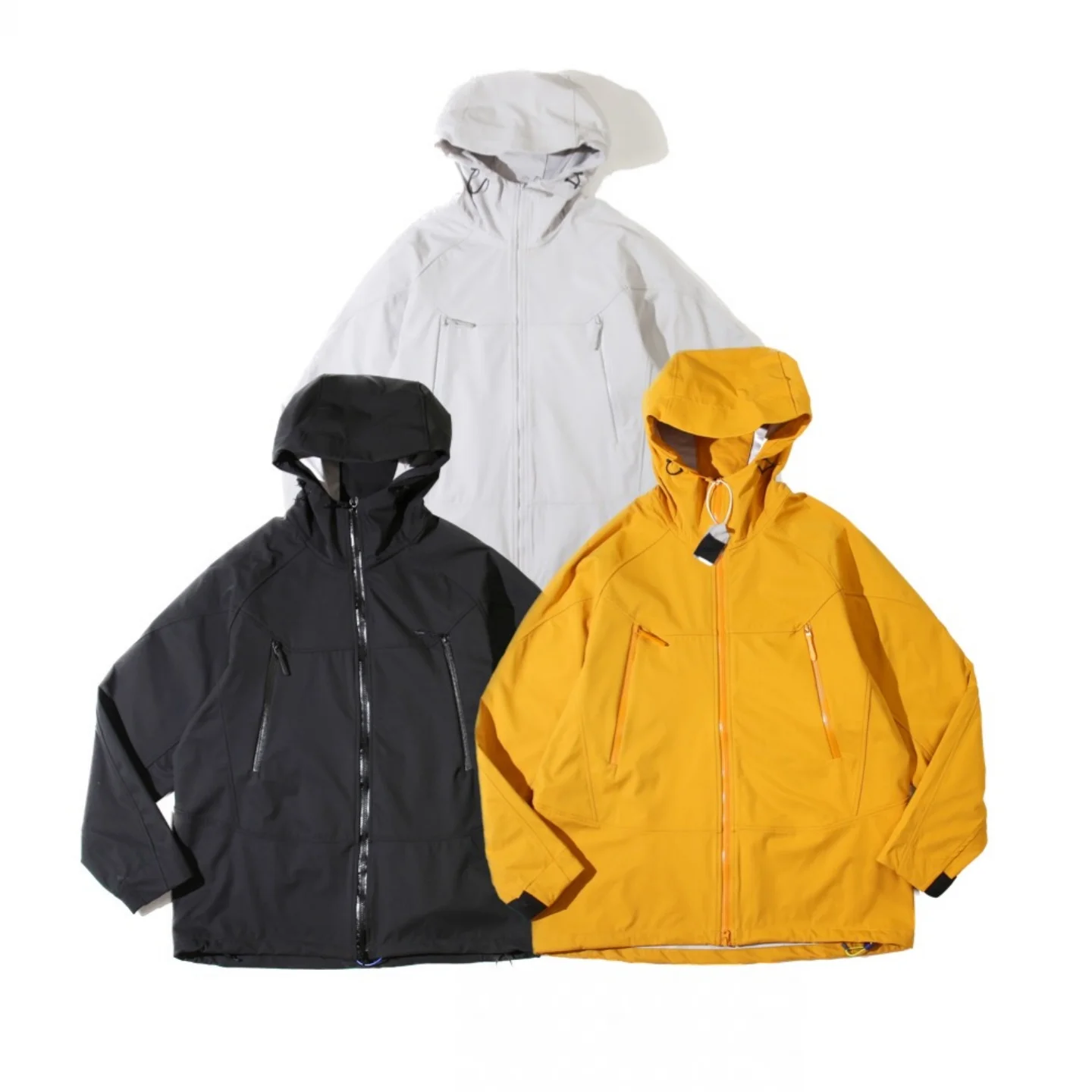 

Outdoor windproof waterproof tear-resistant soft shell jacket neutral