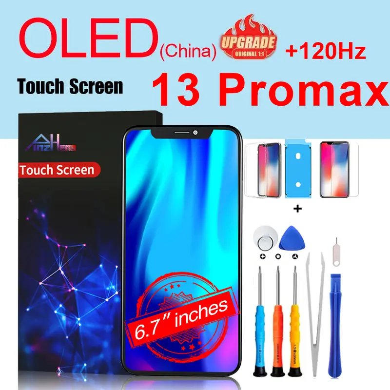 PINZHENG High Quality Screen INCELL LCD OLED For iPhone 14 Pro 15 Plus 13 Pro Max Displays For iPhone Replacement With Tools - Image 22
