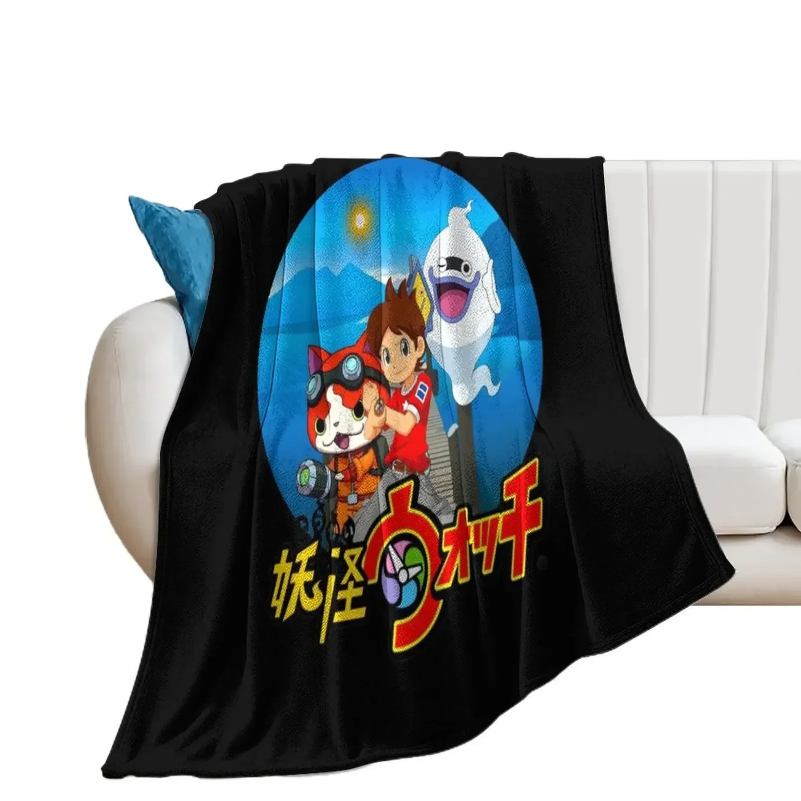 yokai-watch Throw Blanket Personalized Gift Vintage Blankets