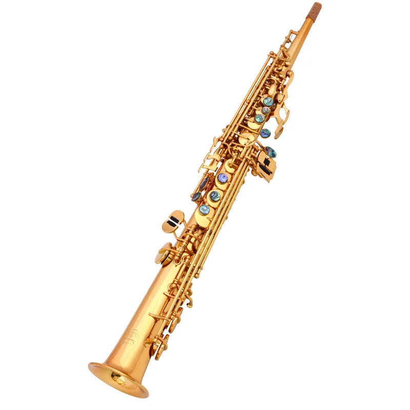 Hotsale Professional Soprano Saxophone LMS-500S High Quality Brass Head Straight Chinese Tone-BB