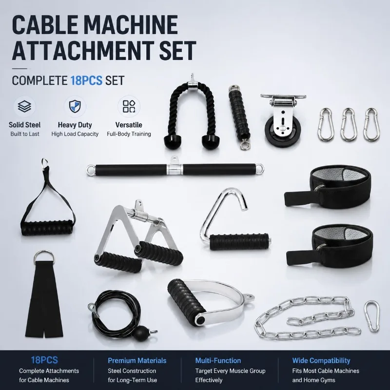 Triceps Trainer Wire Rope High Pull-down Gantry Pulley Household Horizontal Bar Fitness Equipment Pull Device