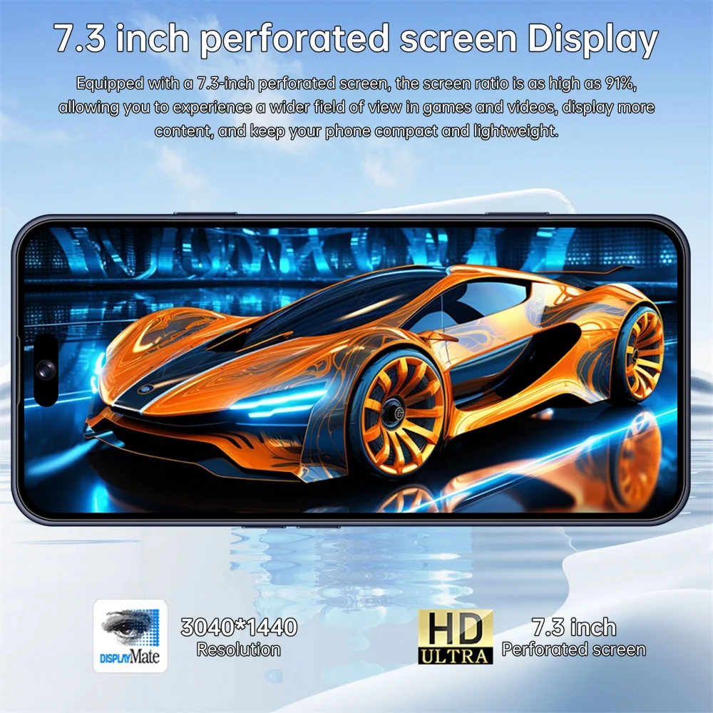 K-Touch M17 Pro Max Mobiltelefone Smartphone 7,3 Zoll Android 15 Globale Version Handy 16+48MP Kamera 5G Dual-SIM Dual-Standby 7800mAh Globale Version Mobiltelefone – Detail 5