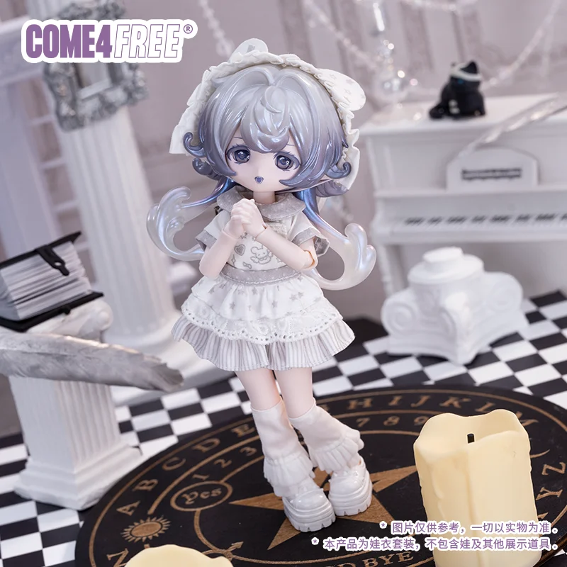 

New Come4free Daily Series Gray-Toned Stardust Rhapsody Bjd Doll Clothes Ob11 1/12 Scale Doll Outfit Set Only Doll Clothes